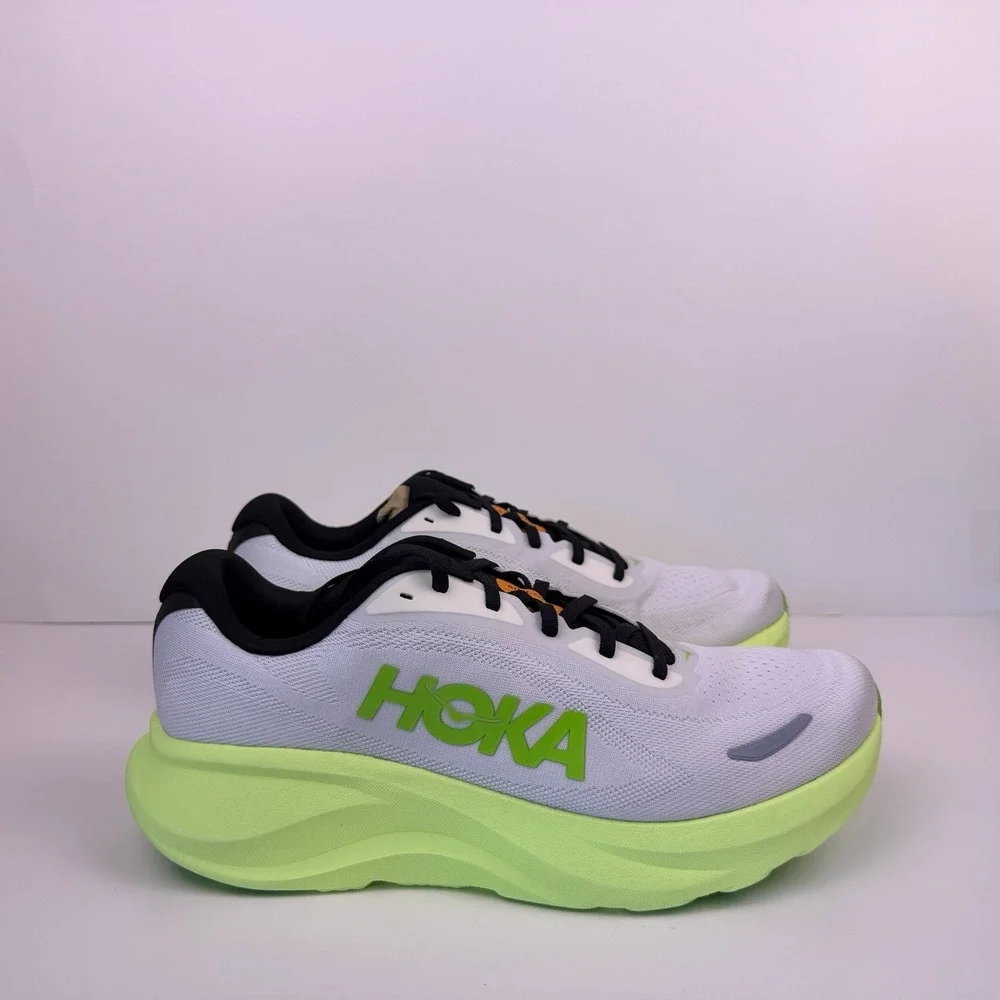 Hoka One One Rincon 5 Running Shoes Men Sz 10D Dark Lime Green 1176630 Sample
